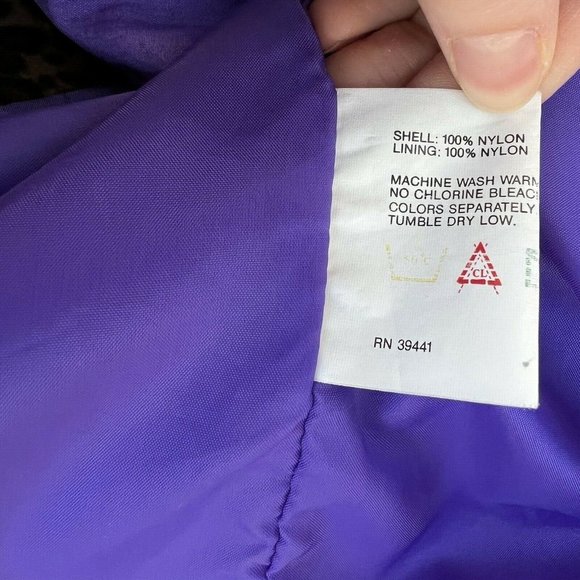 Vintage Pacific Trail Womens Nylon Hooded Windbreaker Jacket Size Medium‎ M - Picture 6 of 6